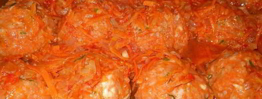 тефтели с тыквой в томатном соусе. Шаг 13