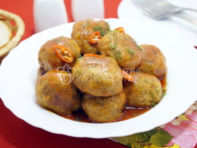 Рецепт тефтелей с тыквой