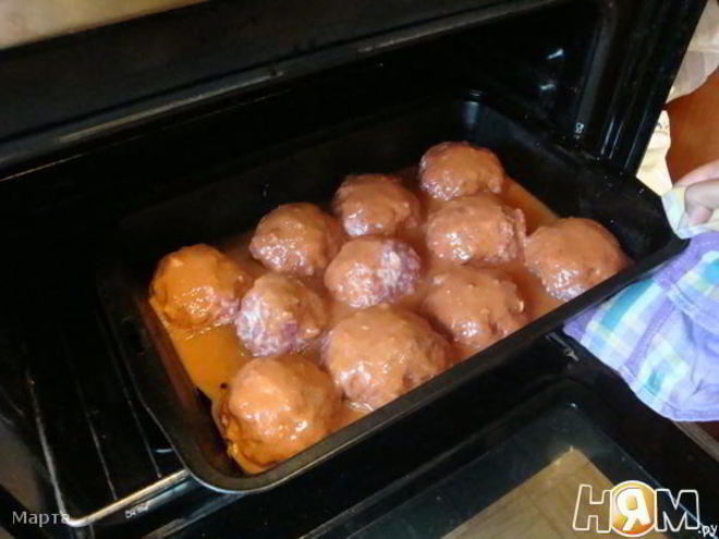 Рецепт тефтелей в духовке