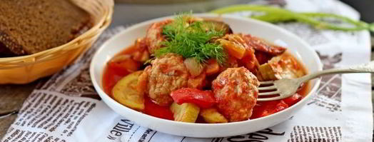 тефтели запеченные с овощами. Шаг 15