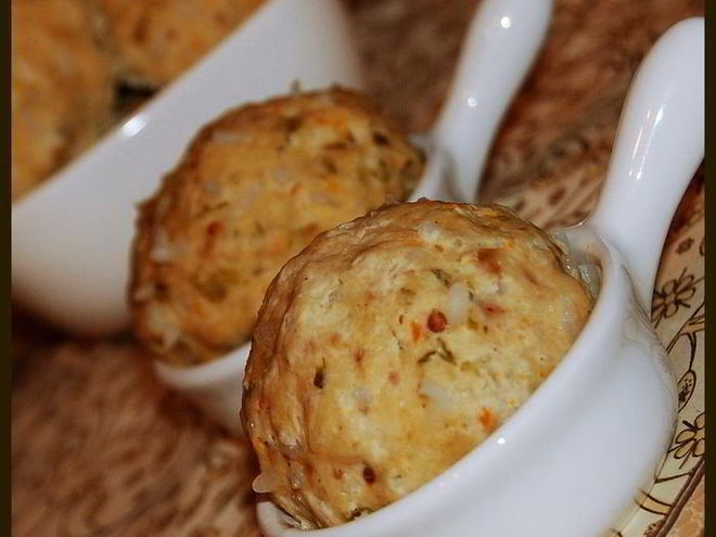 Рецепт тефтелек с овощами, на пару