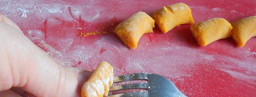 тыквенные ньокки с грецкими орехами и розмарином. Шаг 6