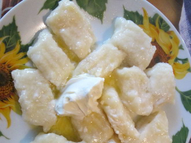 Рецепт ленивых вареников для малышей