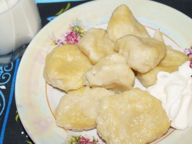 Рецепт ленивых вареников с картошкой