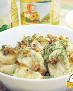 Постные ленивые вареники с картофелем