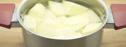 постные ленивые вареники с картофелем. Шаг 2