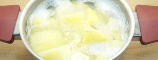 постные ленивые вареники с картофелем. Шаг 3