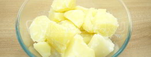 постные ленивые вареники с картофелем. Шаг 4