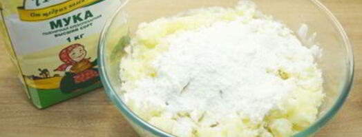 постные ленивые вареники с картофелем. Шаг 6