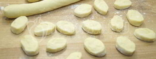 постные ленивые вареники с картофелем. Шаг 8