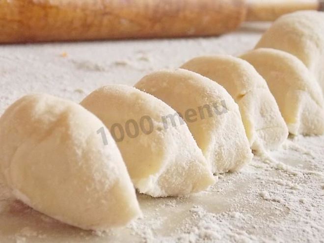 Рецепт теста на вареники с яйцом