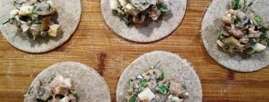 цельнозерновые вареники с тунцом и моцареллой. Шаг 9