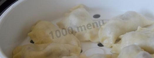 вареники на пару в мультиварке с вишнями. Шаг 14