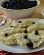 Вареники с черникой