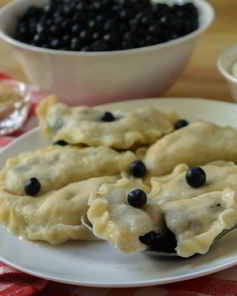 Вареники с черникой