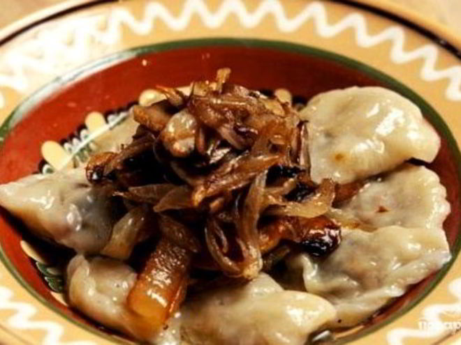 Рецепт вареников с фасолью