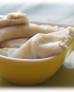 Вареники с форелью и рикоттой