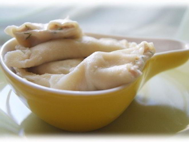 Рецепт вареников с форелью и рикоттой