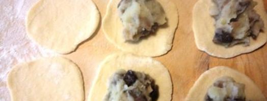 вареники с грибами. Шаг 7