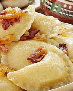 Вареники с картофелем и грибами