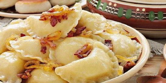 Вареники с картофелем и грибами