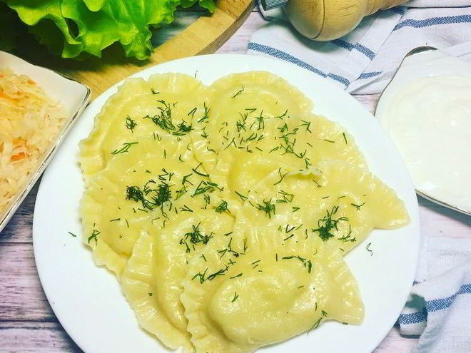 Рецепт вареников с картофелем