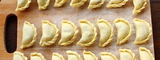 вареники с картошкой и лесными грибами. Шаг 16