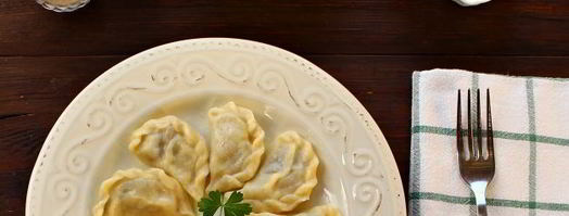 вареники с картошкой и лесными грибами. Шаг 17