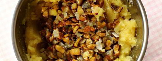 вареники с картошкой и лесными грибами. Шаг 7