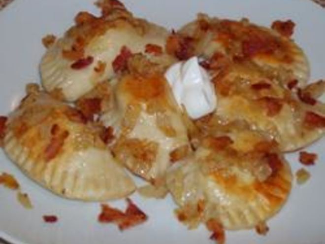 Рецепт вареников с картошкой и вареники с кислой капустой