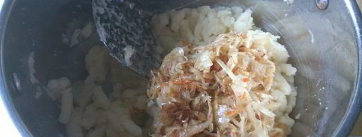 вареники с квашеной капустой и картошкой. Шаг 4