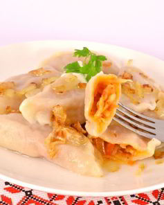 Вареники с квашеной капустой