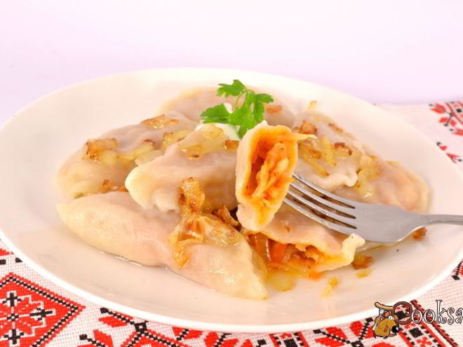 Рецепт вареников с квашеной капустой
