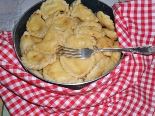 Рецепт вареников с морепродуктами