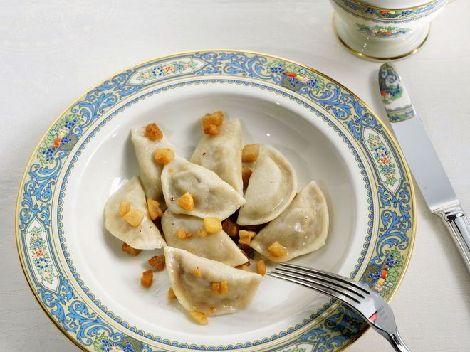 Рецепт вареников с тремя видами мяса