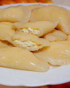 Вареники с творогом на заварном тесте