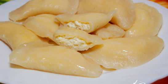 Вареники с творогом на заварном тесте