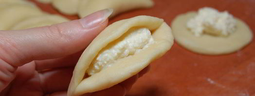 вареники с творогом на заварном тесте. Шаг 8