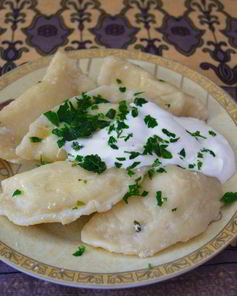 Вареники с зеленью