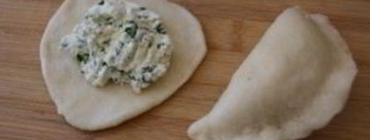 вареники с зеленью. Шаг 3