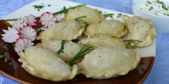 Вареники в масле в микроволновке