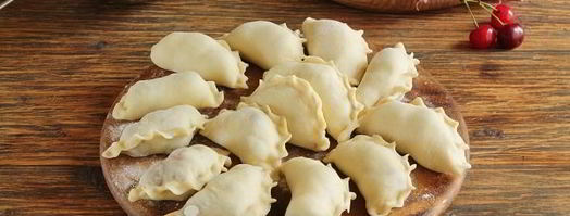 заварное тесто для вареников с вишней. Шаг 10