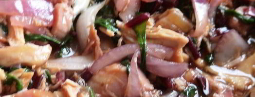 яичная лапша с грудинкой. Шаг 6