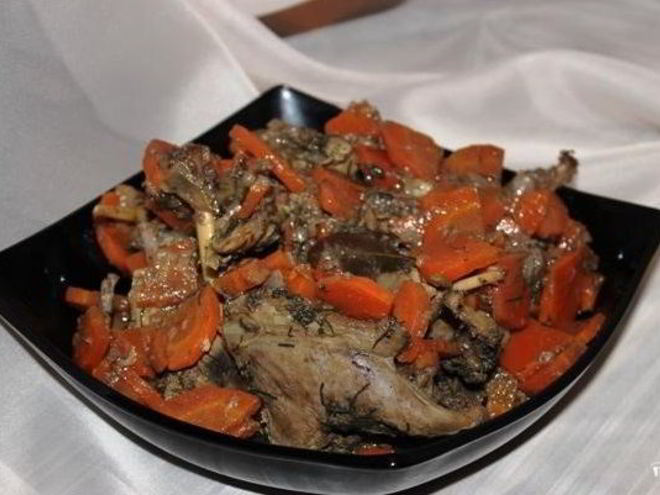 Рецепт жаркого из дикой утки