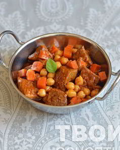 Жаркое из говядины с нутом