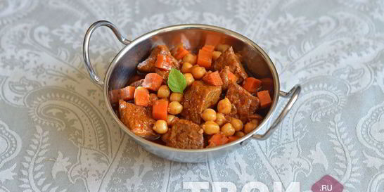 Жаркое из говядины с нутом