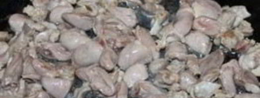 жаркое из куриных потрохов. Шаг 2