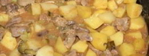 жаркое из куриных потрохов. Шаг 5