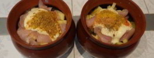 жаркое из курицы, картошки и грибов. Шаг 6