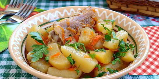 Жаркое из курицы в мультиварке